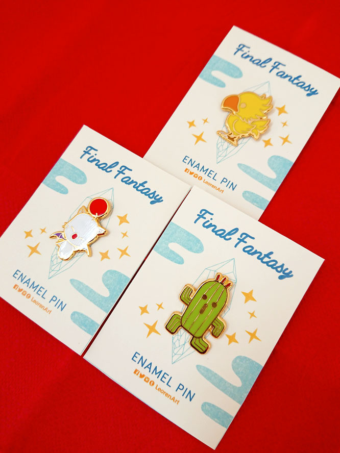 Final Fantasy Mascot / Minion - Hard Enamel Pin