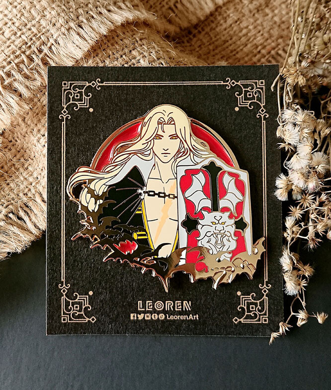 Castlevania Deluxe - Alucard x Trevor Belmont x Sypha - Hard Enamel Pin