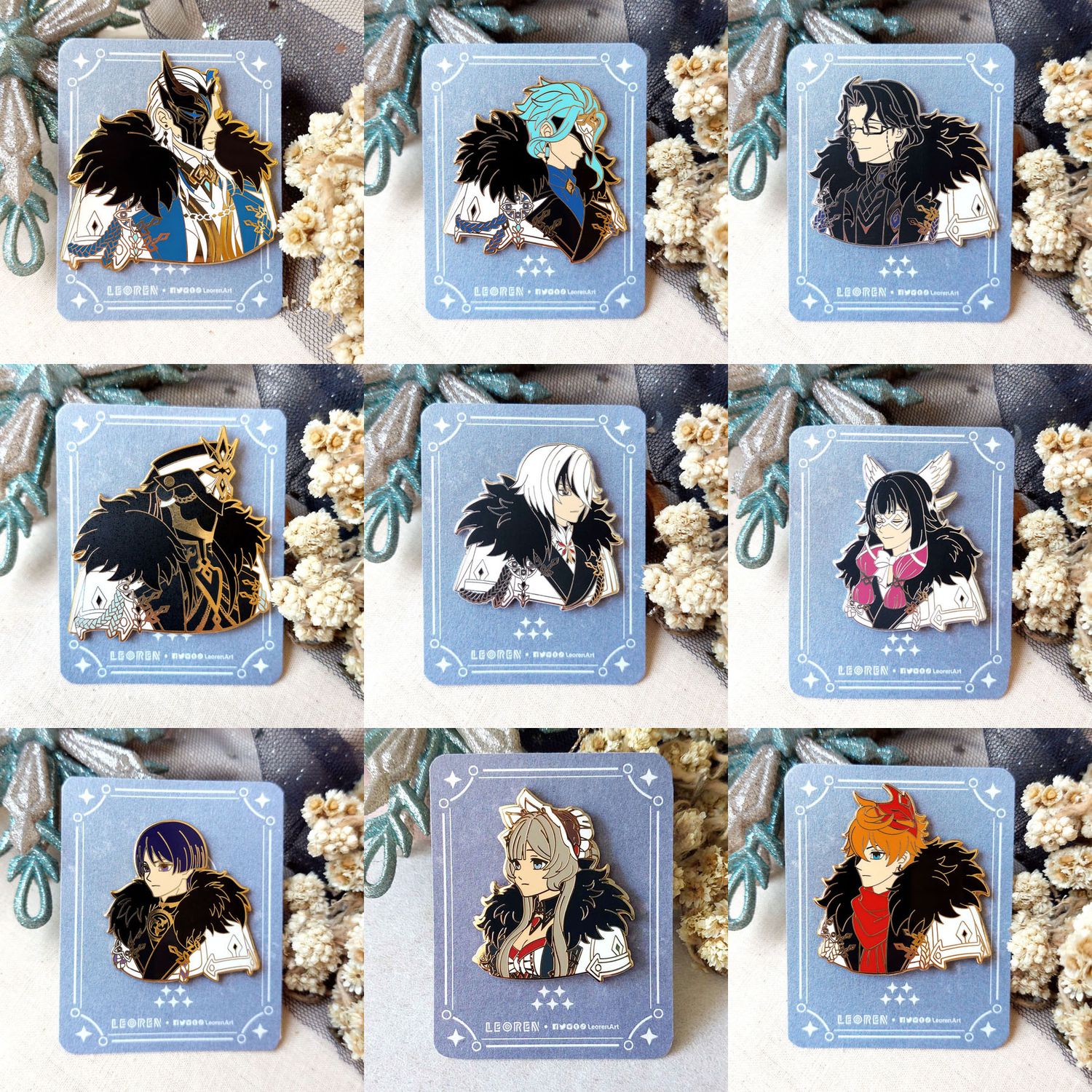 Genshin Impact - Fatui Harbingers - Hard Enamel Pin