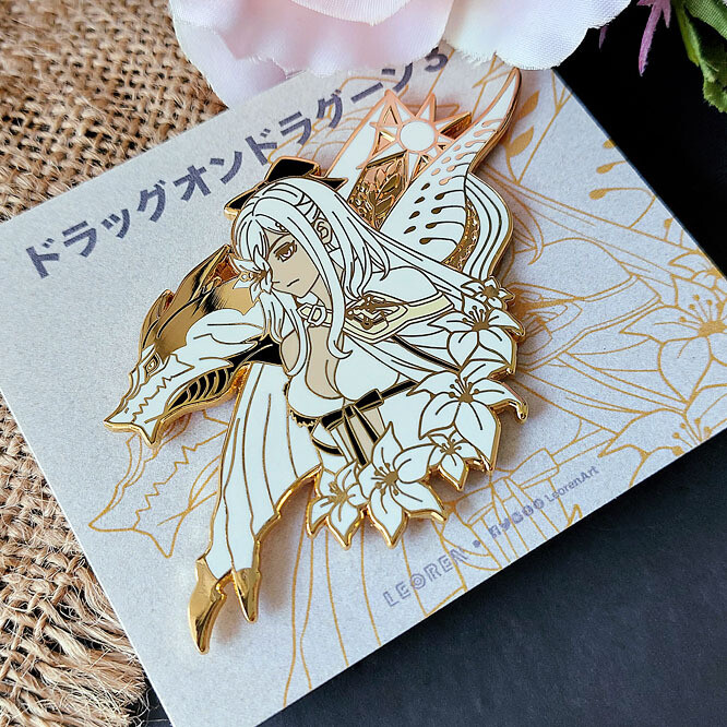 Drag on Dragoon 3 // Drakengard 3 - Zero x Mikhail - Hard Enamel Pin