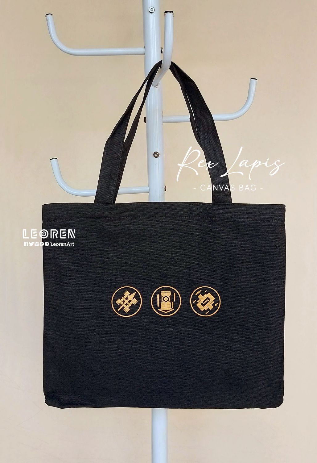 Genshin Impact - Rex Lapis / Zhongli Canvas Tote Bag