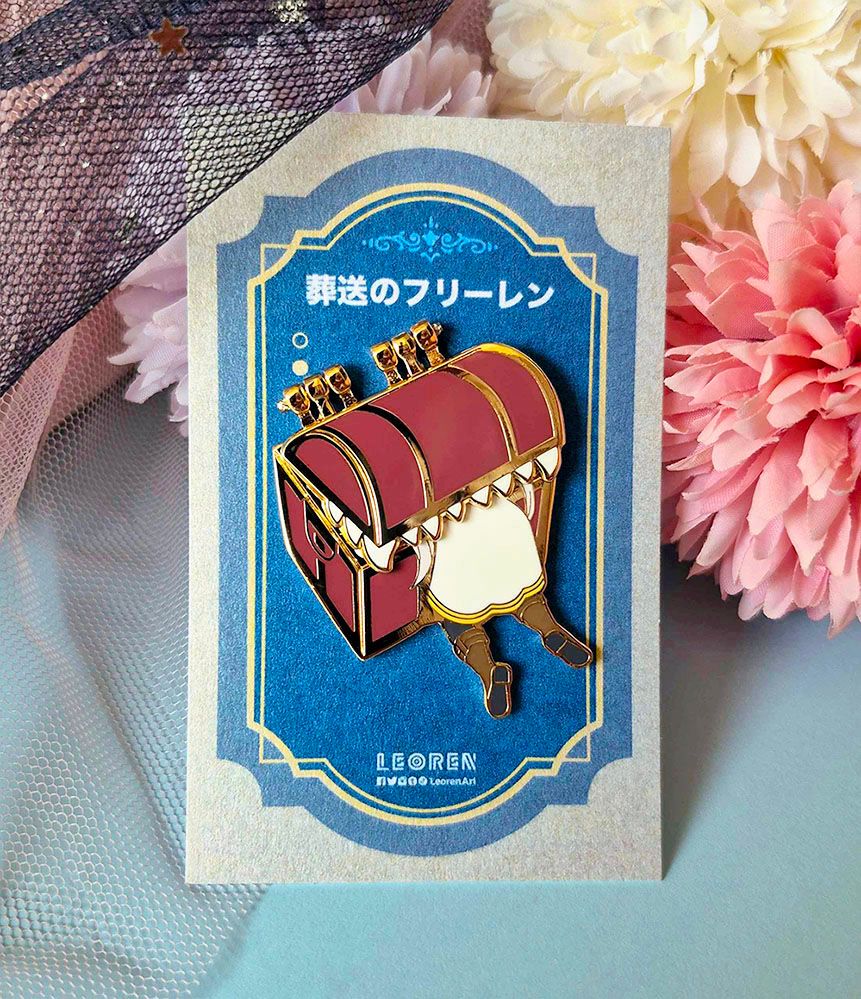 Frieren: Beyond Journey's End - Chest Mimic - Hard Enamel Pin