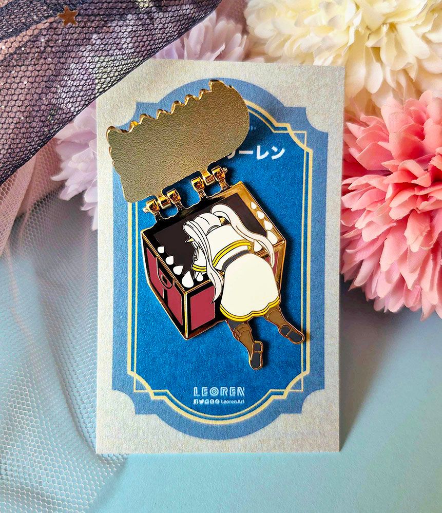 Frieren: Beyond Journey's End - Chest Mimic - Hard Enamel Pin