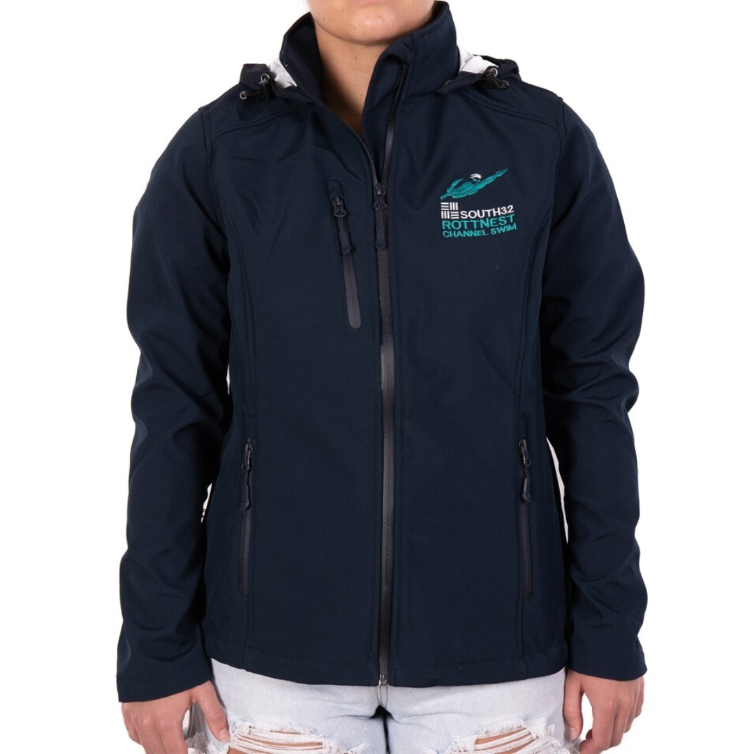 Ladies Navy Olympus Jacket Store Rottnest Channel Swim