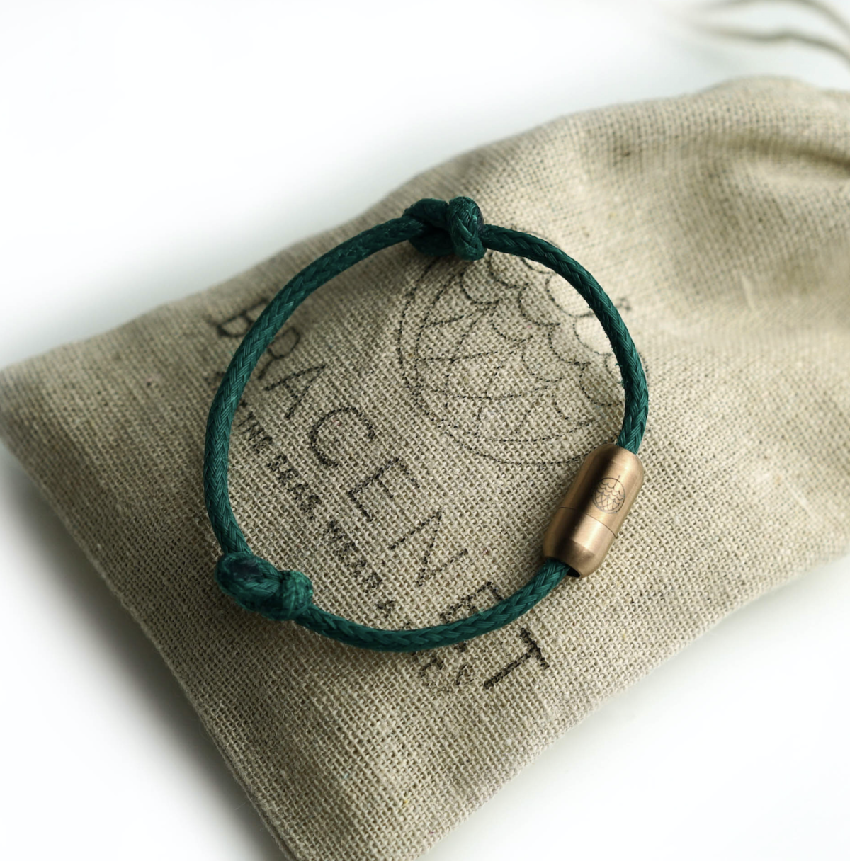 recycled fishing net bracelet