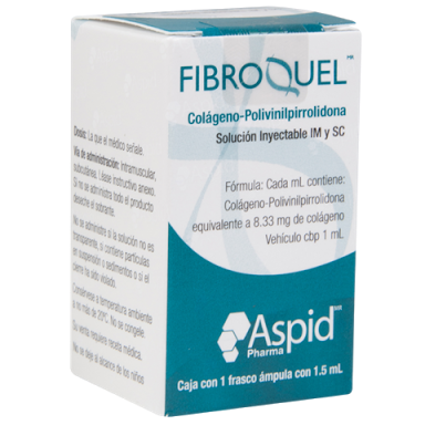 Fibroquel 1.5ml  Ampolleta Colágeno hidrolizado 141.3 mg