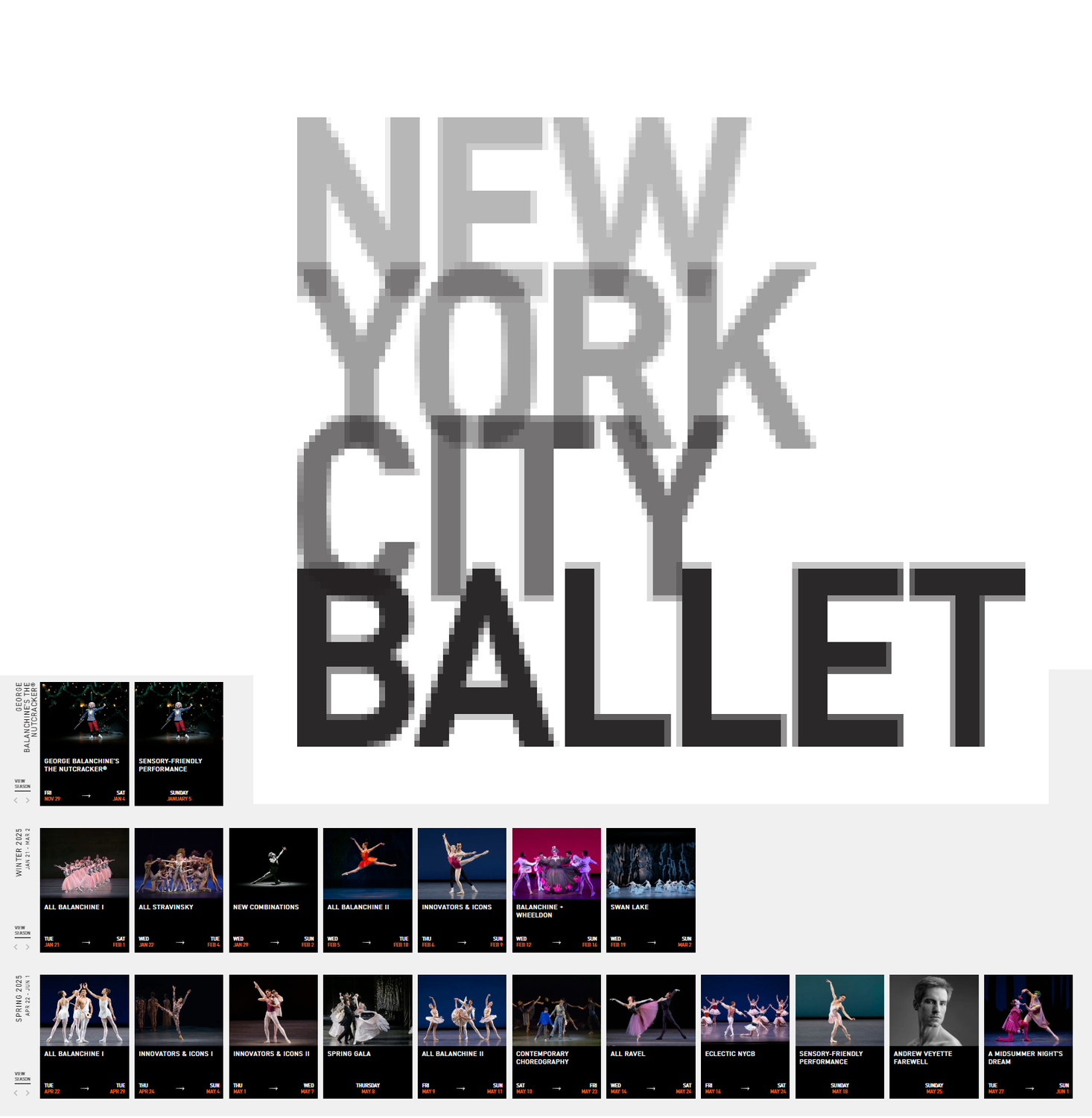 New York City Ballet 2024-2025 Flex Date Ticket Request