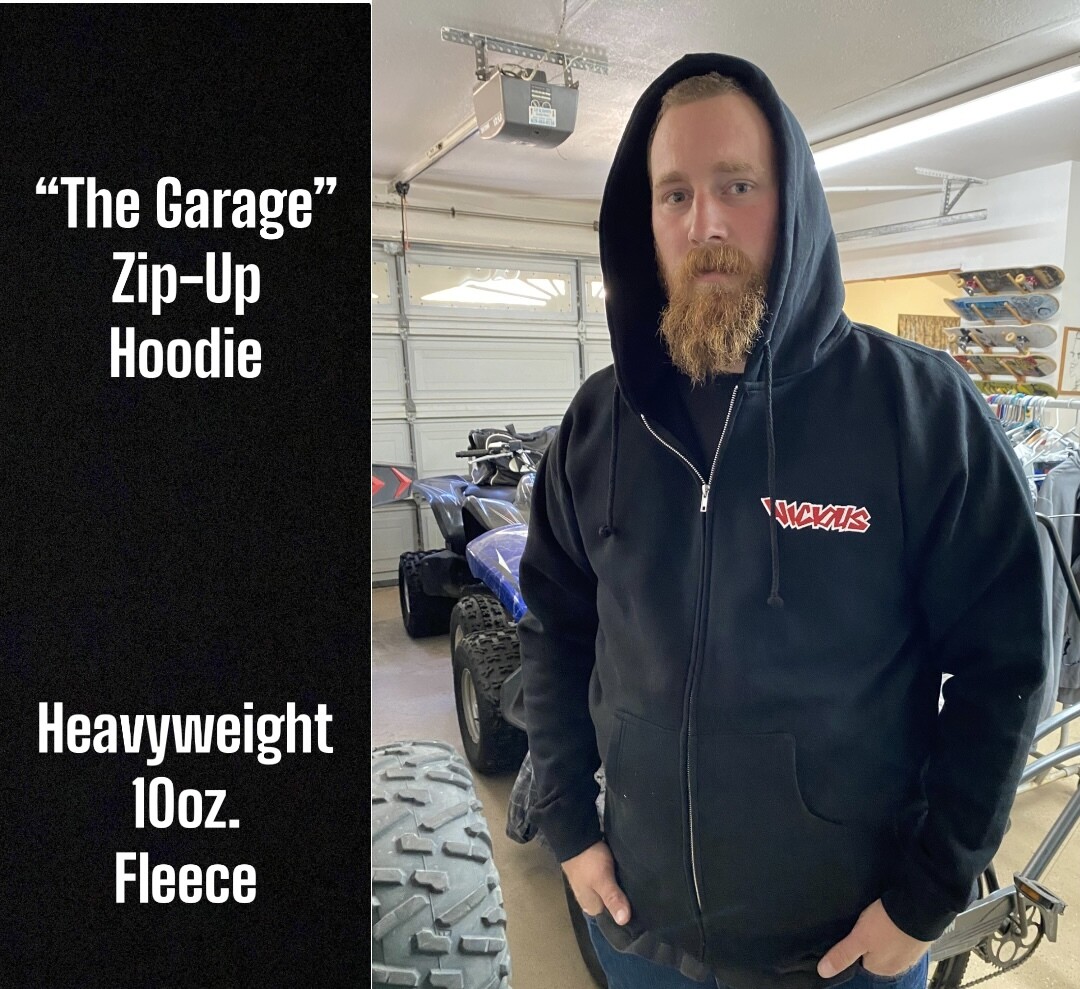 ”The Garage”
Heavy weight hoodie