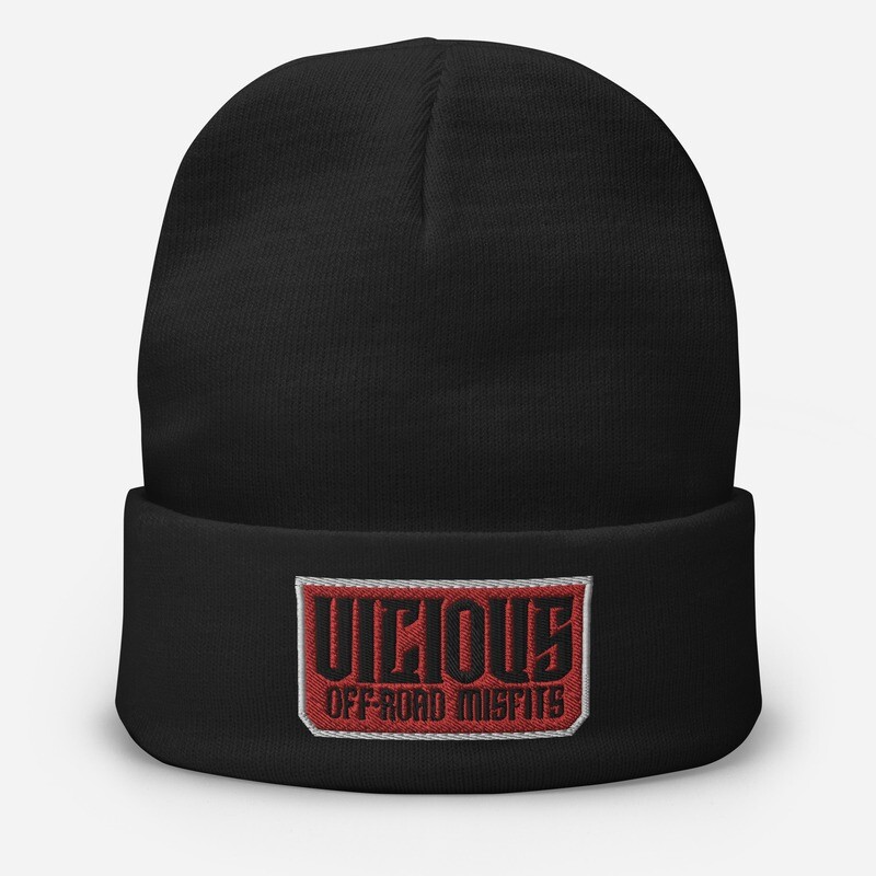 “Off-Road Misfits” Embroidered Beanie