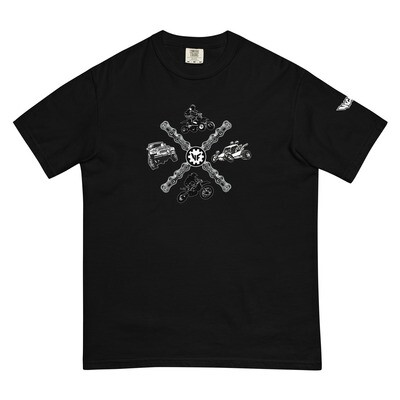 "Vicious Off-Road Division" garment-dyed heavyweight t-shirt