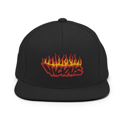 Vicious Fire Solid Snapback Hat