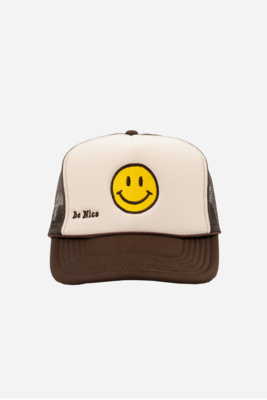 La La Smiley Trucker Hat