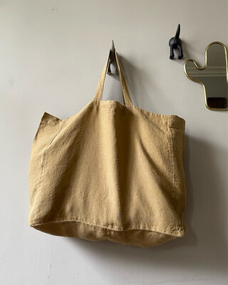 Washed Linen Bag / Grand