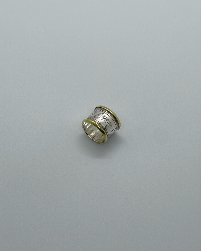 Touareg Silver Ring／リング幅1.8cm