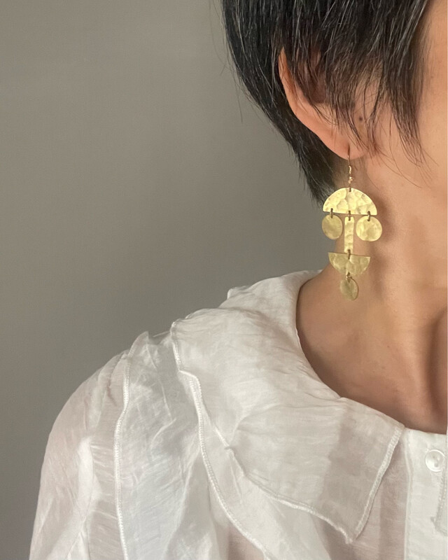 マラケシュの職人さんが作るピアス　Human