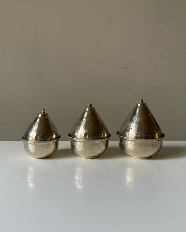 Tajine Brothers タジン型容器3p. /  洋白