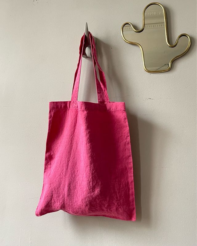 Washed Linen Tote Bag