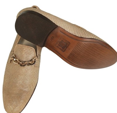 Abanaija Classic Men Leather Chain Shoe