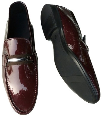 Abanaija Classy Patent Shoe - Brown