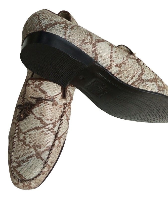 Classic Men Skin Shoe - Cream