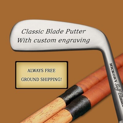 Classic Engraved Golf Clubs