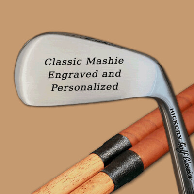 Engraved Hickory Golf Classics Mashie