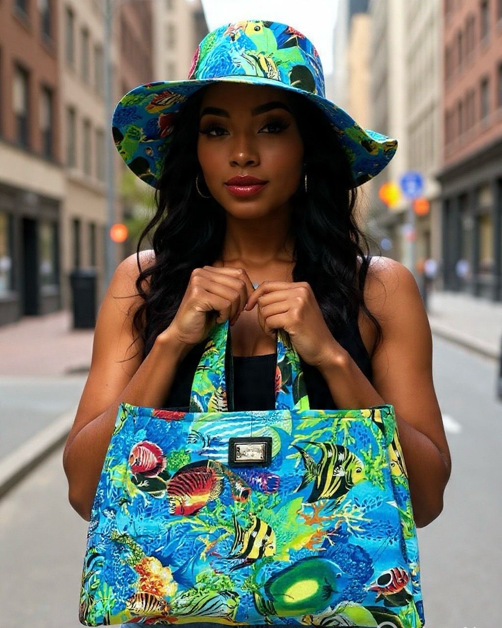KLC Couture Aquarium Tote Bag