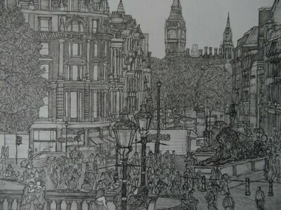 Trafalgar Square- Limited edition Print