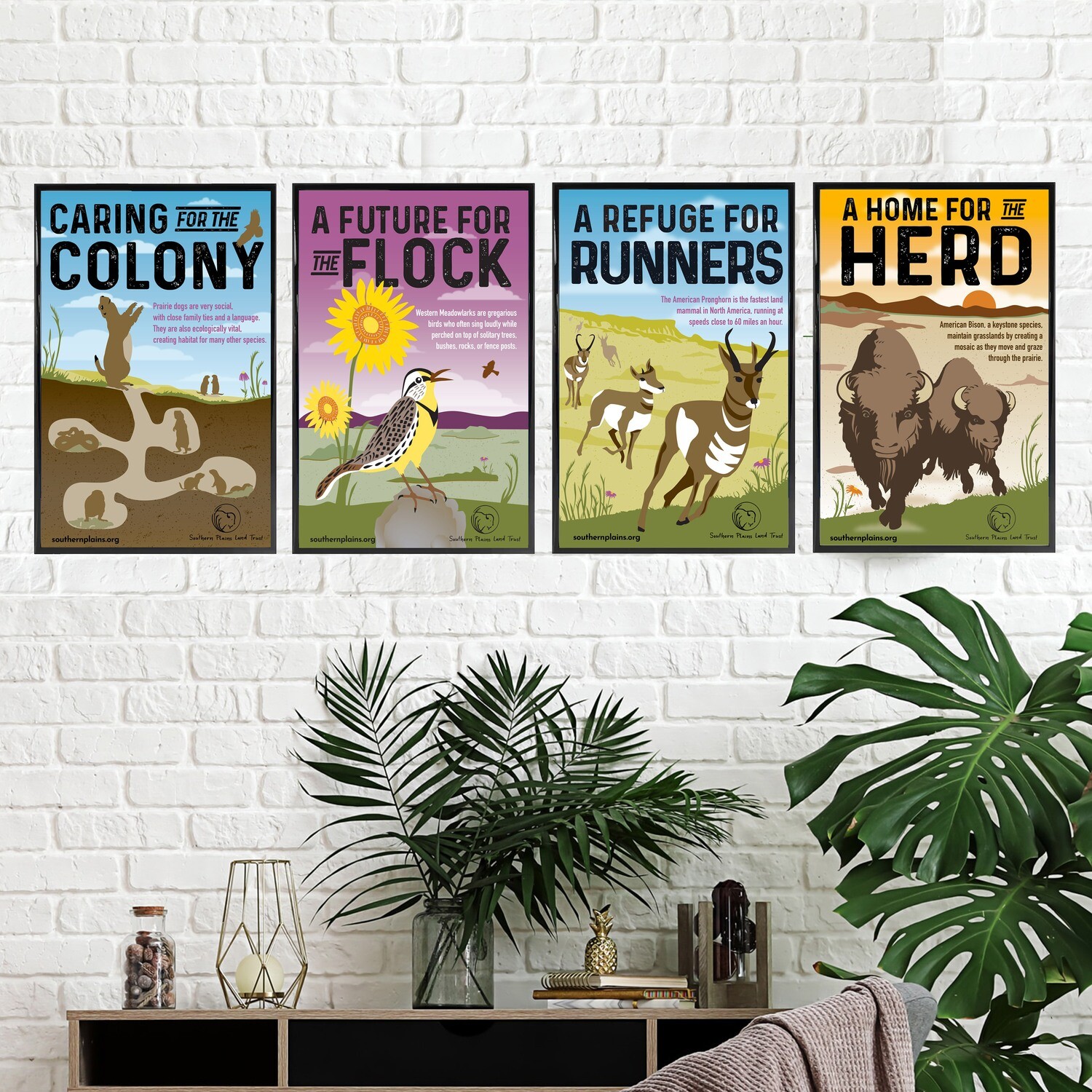 Poster Collection:  4 exclusive designs