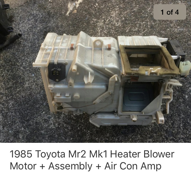 Mr2 heater blower motor / matrix