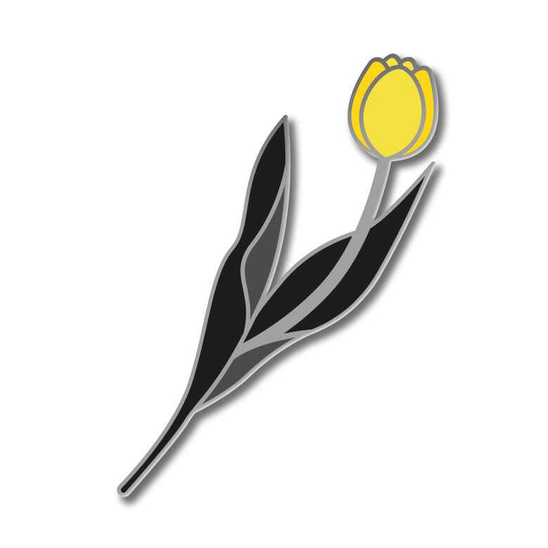 Значок «Тюльпан» Никель