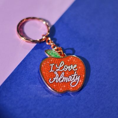 Брелок «Мозаика «I Love Almaty»
