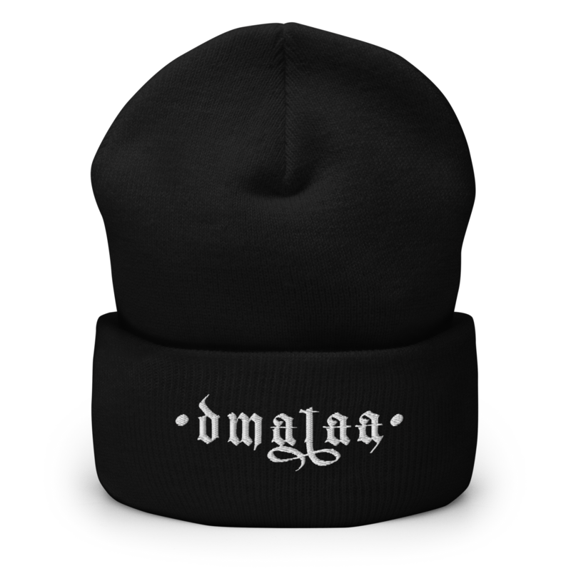 DMATAA Embroidered Cuffed Beanie