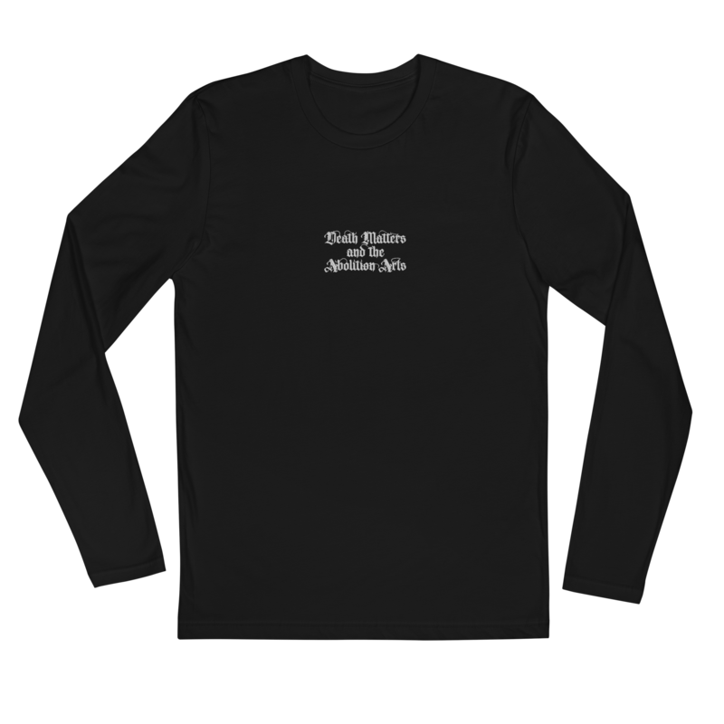 Embroidered DMATAA Long Sleeve Fitted Crew