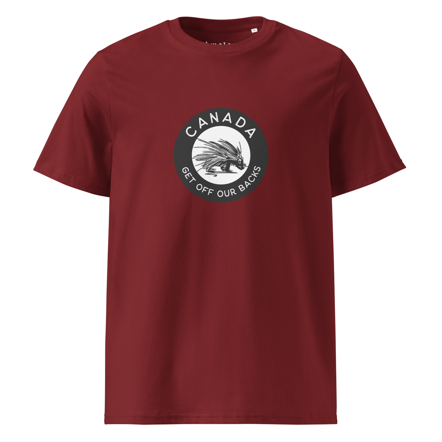Canada - Get off our Backs - Unisex organic cotton t-shirt