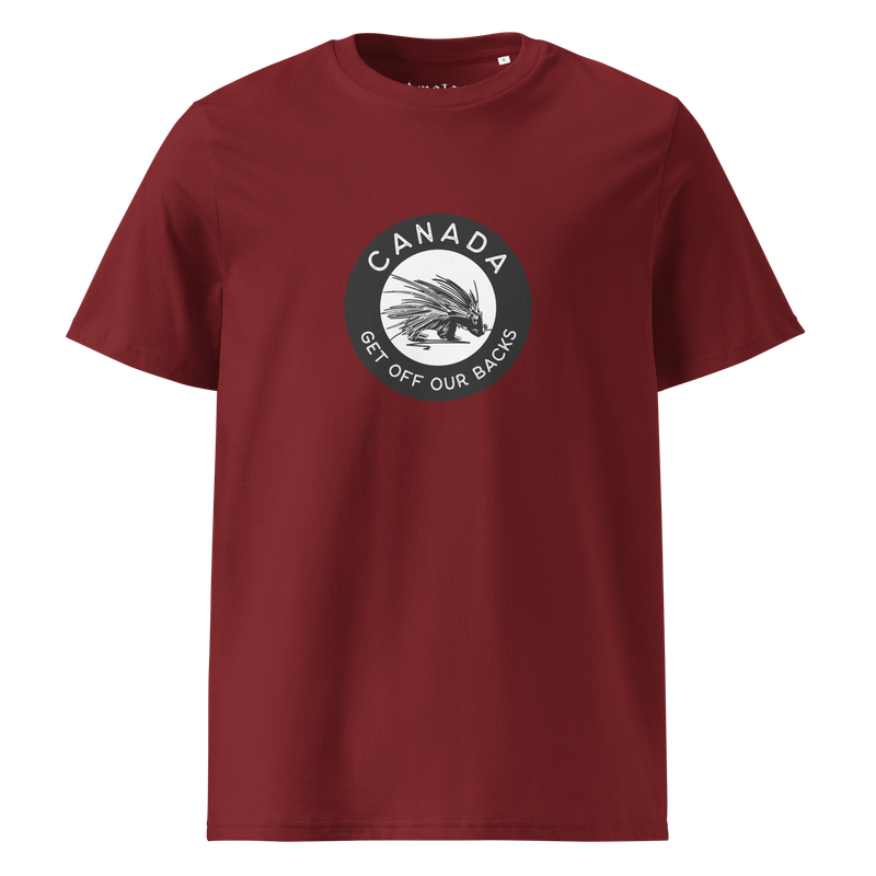 Canada - Get off our Backs - Unisex organic cotton t-shirt