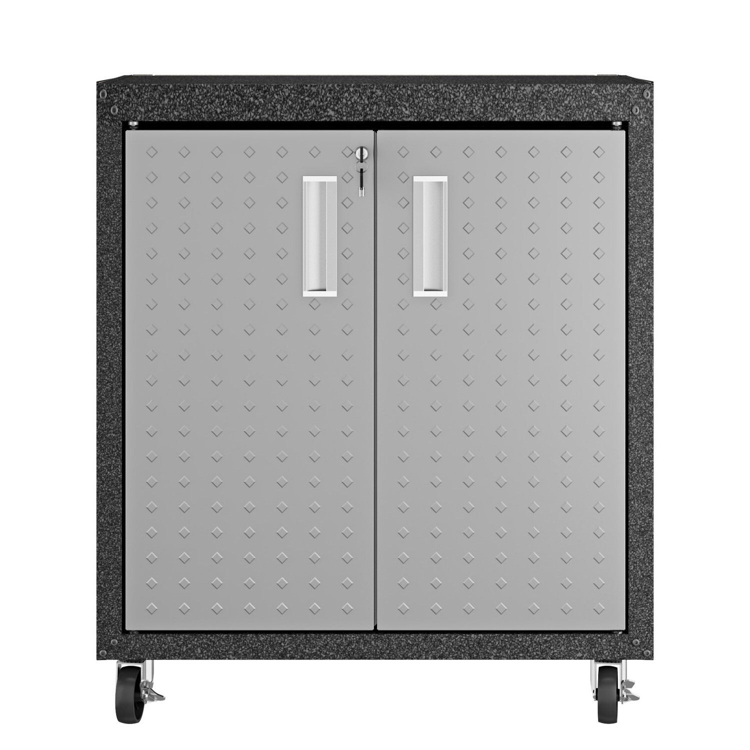 STEEL GARAGE 2DOORS W/ CASTER