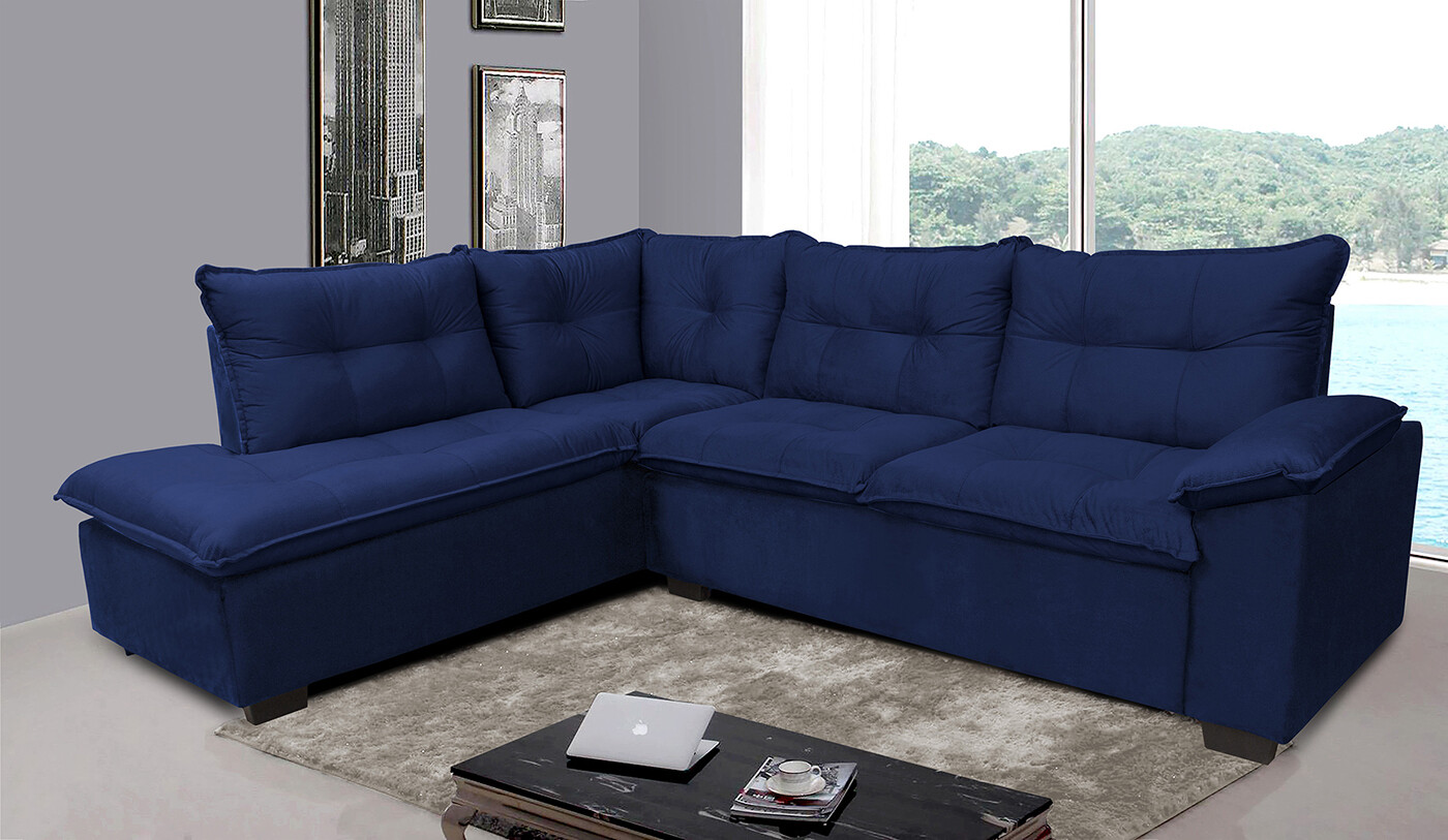 MANHATTAN SECTIONAL PREMIUM BLUE