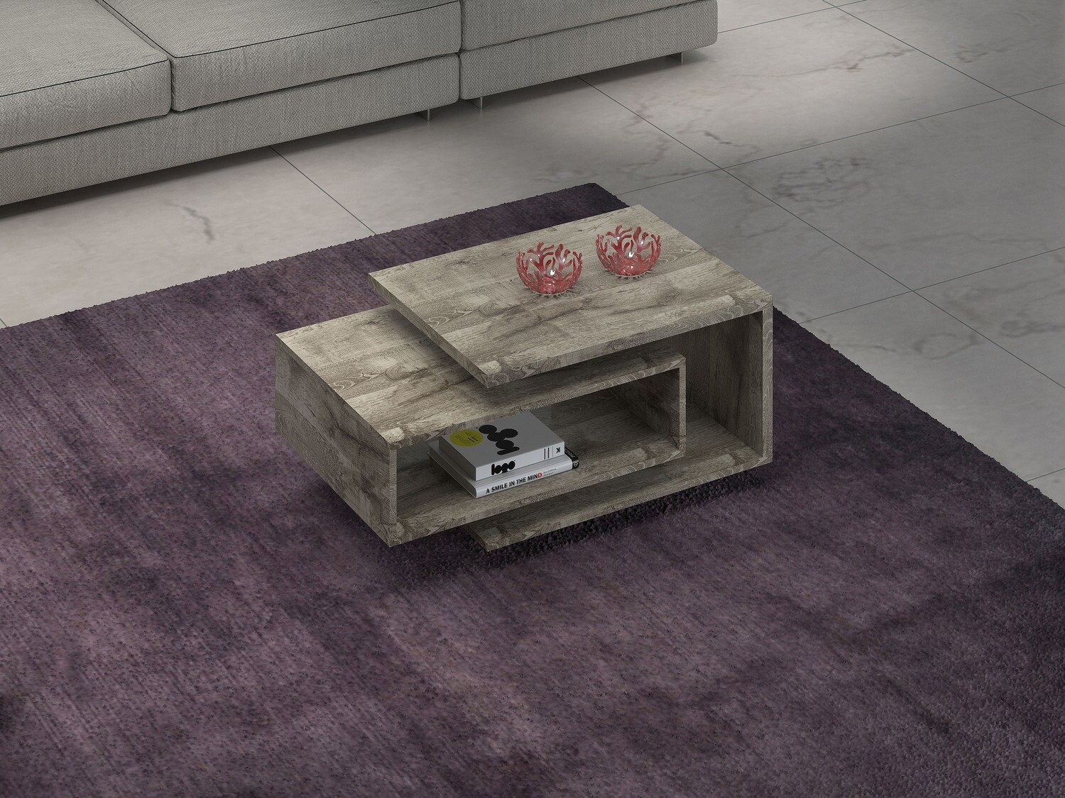 EUGENE COFFEE TABLE GRIGIO