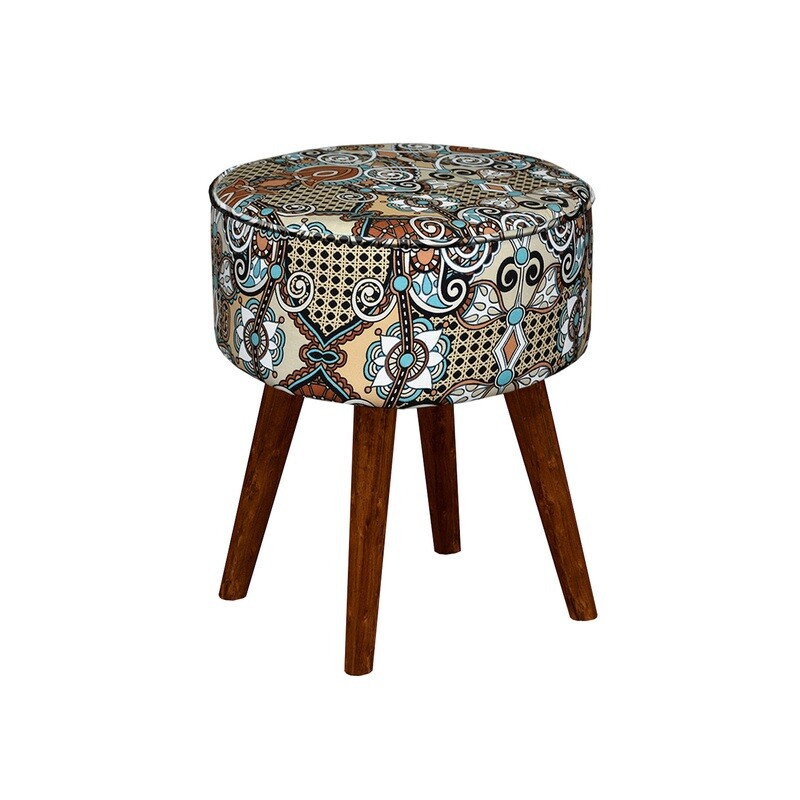 MISSISSIPPI ROUND OTTOMAN FASHION