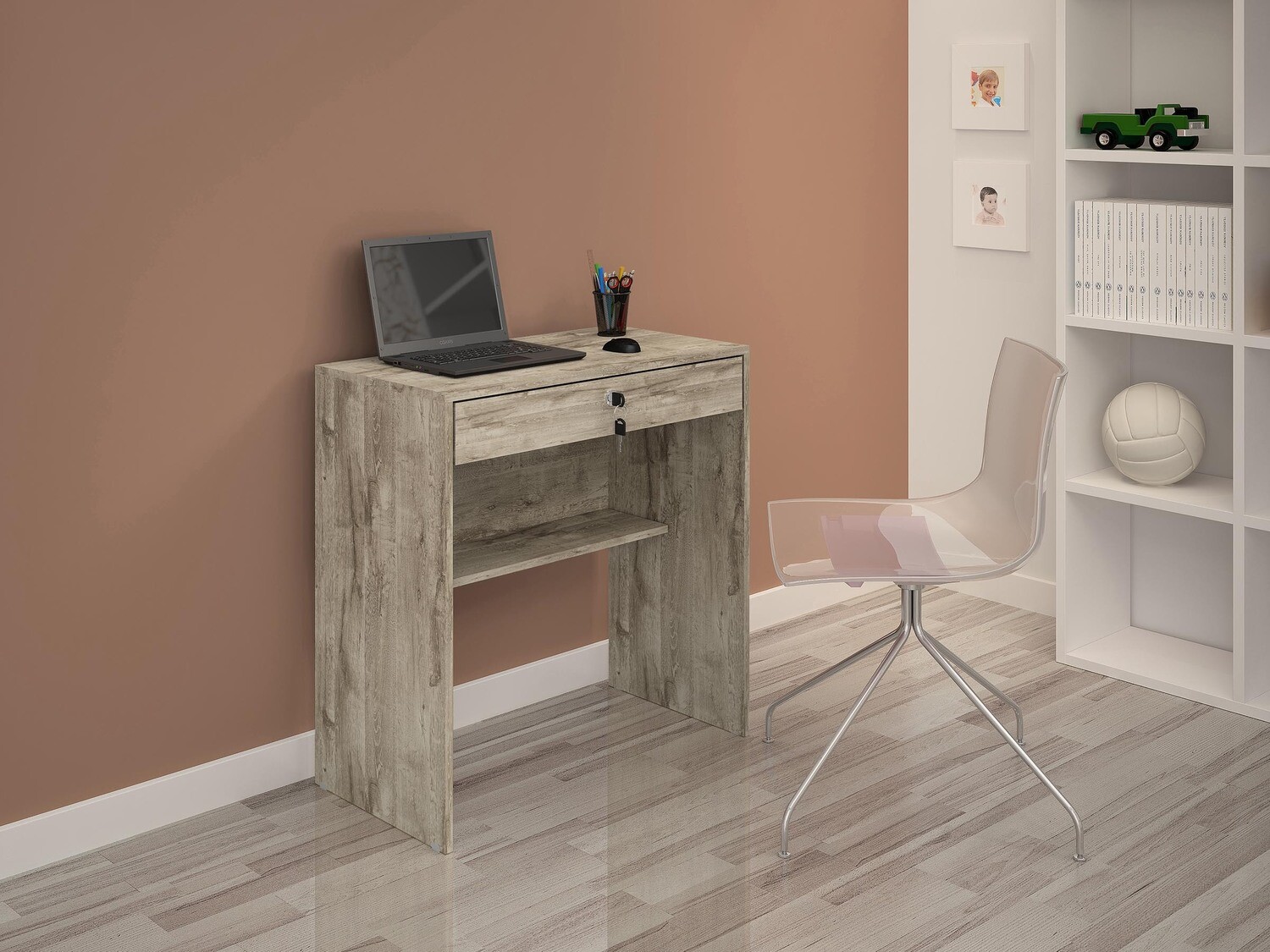 MANAGUA COMPUTER DESK GRIGIO