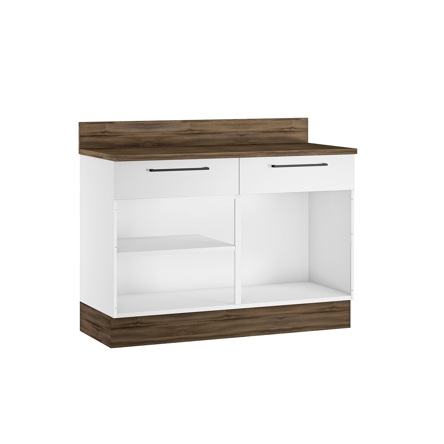 MUNICH 2-DOOR/2-DRAWER BASE CABINET WHITE
