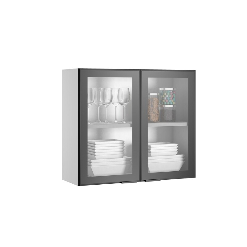 MUNICH 2-GLASS DOOR WALL CABINET MUNICH 2-GLASS DOOR WALL CABINET