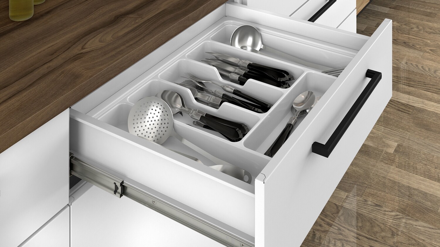 MUNICH 3-DRAWER BASE CABINET WHITE