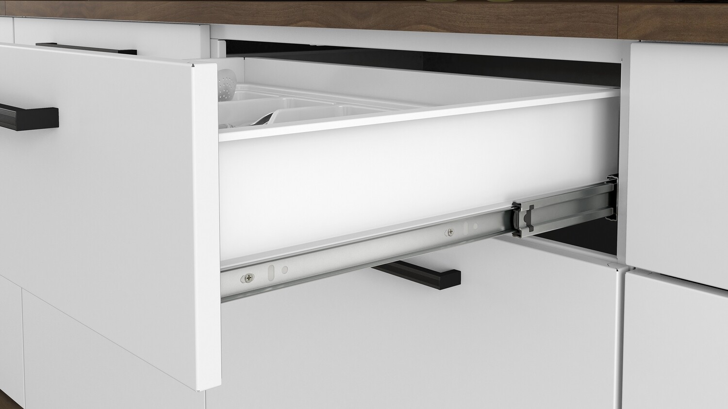 MUNICH 3-DRAWER BASE CABINET WHITE