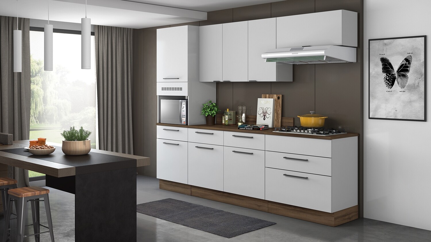 MUNICH KITCHEN PANTRY WHITE