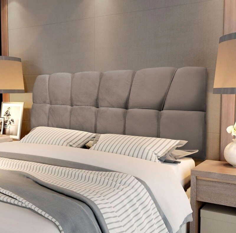 QUEEN ANGRA PANEL HEADBOARD WARM GRAY QUEEN ANGRA PANEL HEADBOARD WARM GRAY