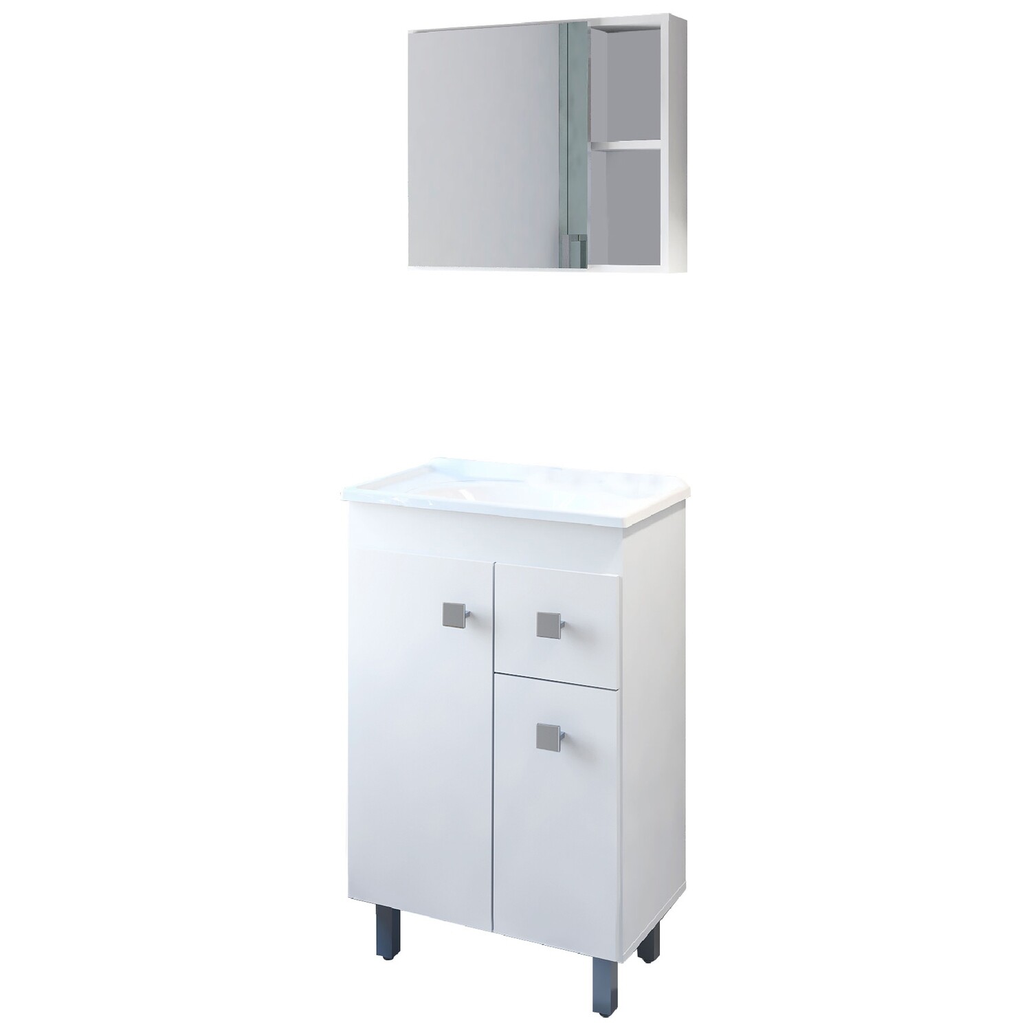 ANKASY VANITY SET WHITE