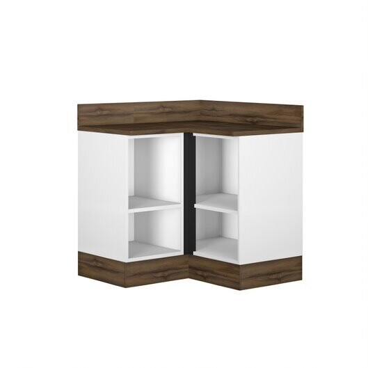 MUNICH 2-DOOR CORNER BASE CABINET BLACK