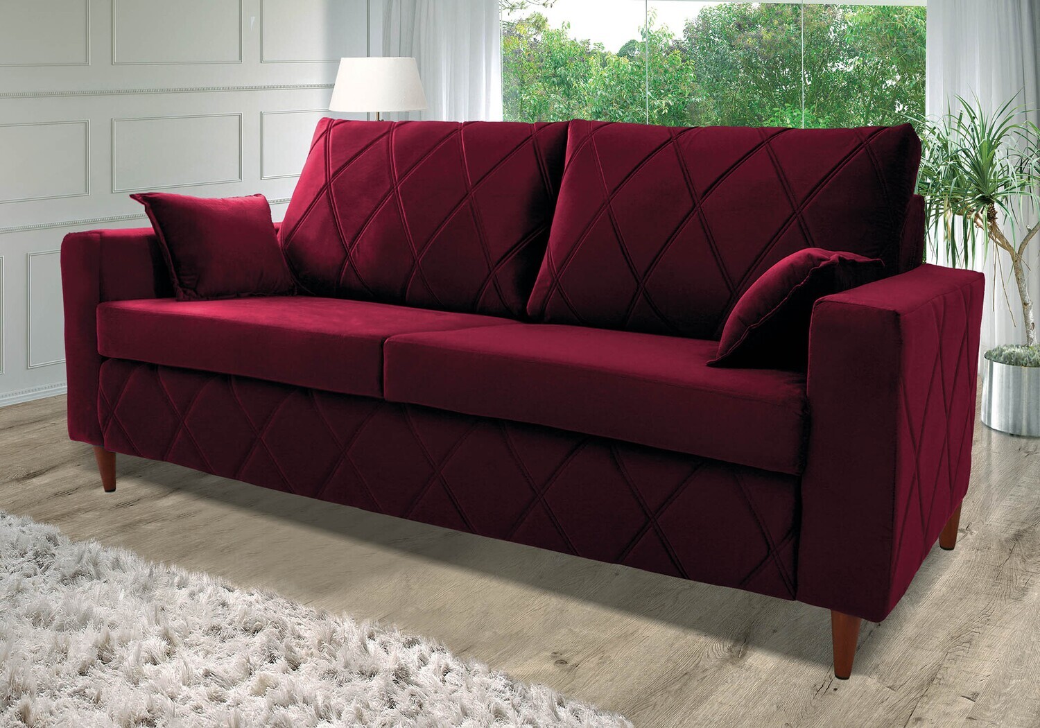 CATALUNYA SOFA RED WINE